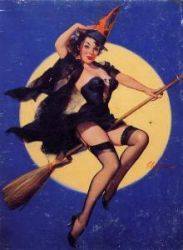 sexy vintage witch